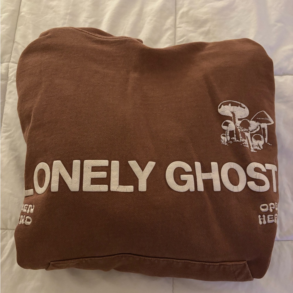 LONELY GHOST Chocolate Brown Sweatshirt